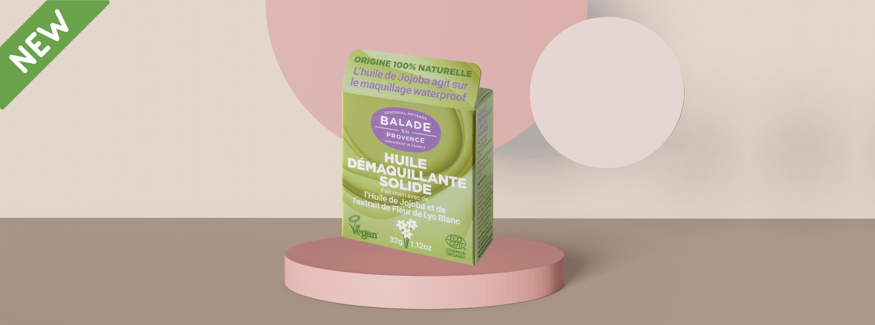Huile Démaquillante Solide Visage WaterProof