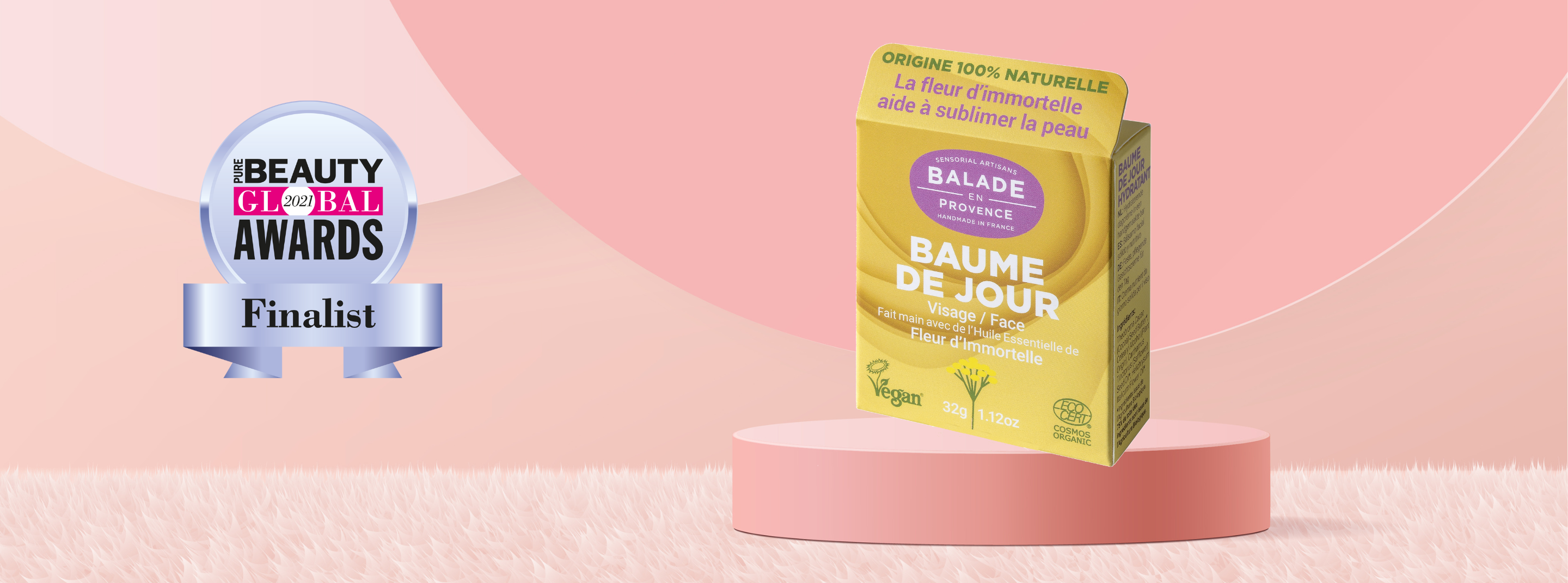 Notre Baume de jour est FINALISTE du Pure Beauty Global Awards Image