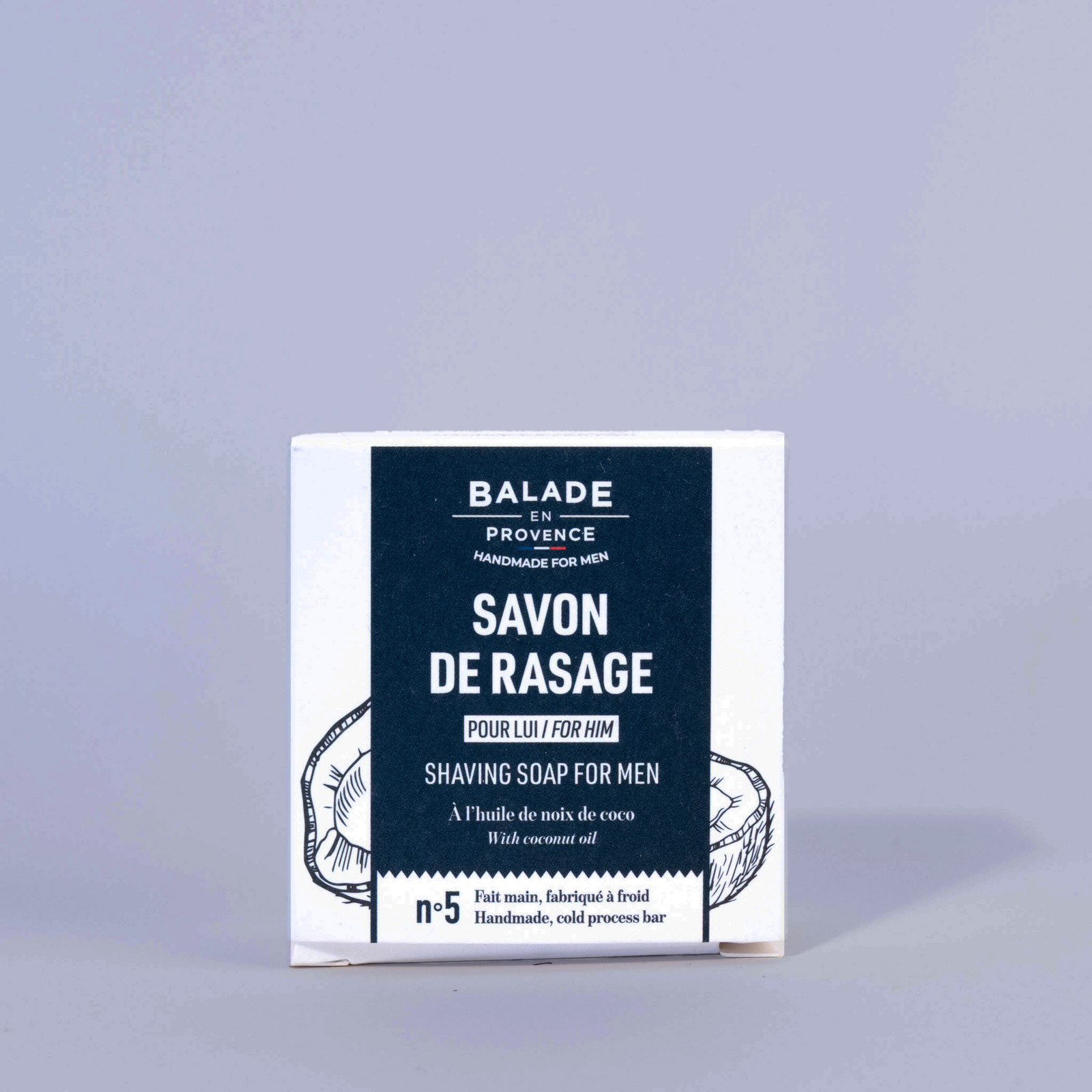 Savon de Rasage Agrumes pour hommes Balade en Provence – vue de face