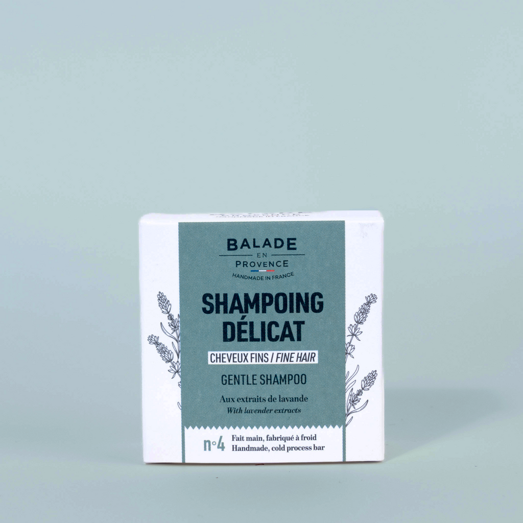 Shampoing Lavande pour cheveux fins Balade en Provence – vue de face