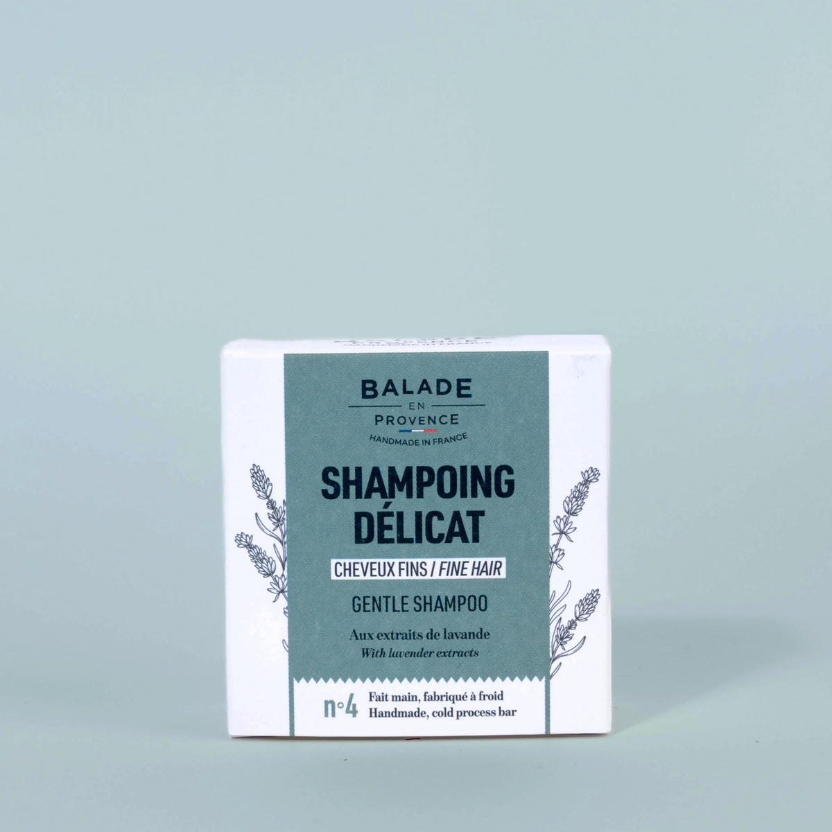 Shampoing Lavande pour cheveux fins Balade en Provence – vue de face