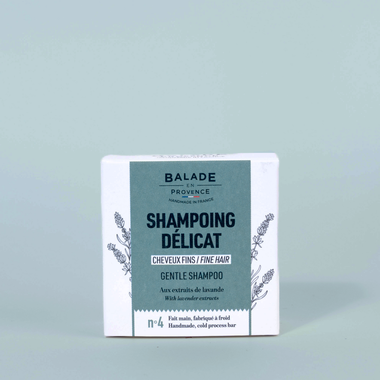 Shampoing Lavande pour cheveux fins Balade en Provence – vue de face