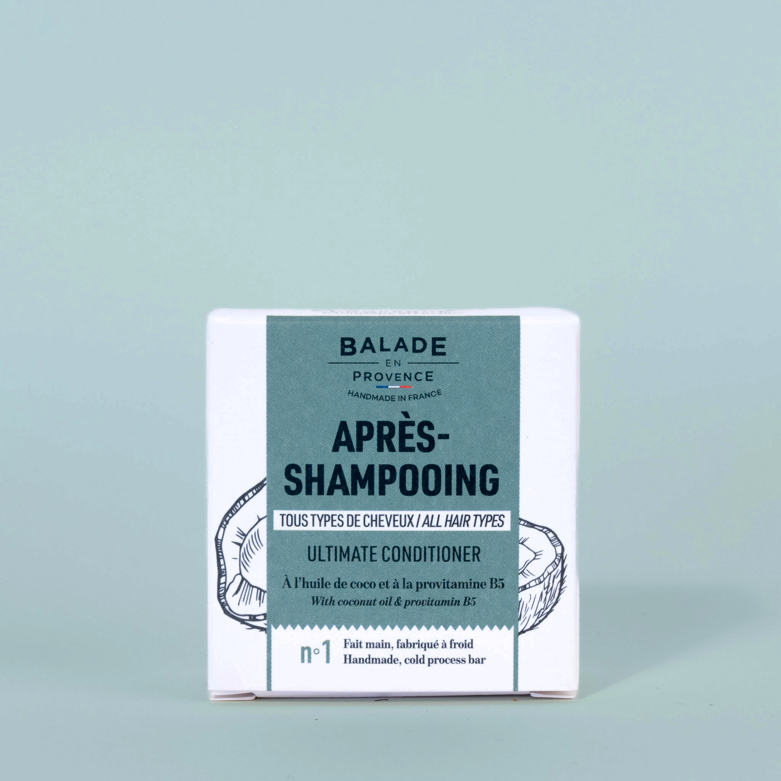 Après-Shampooing solide Balade en Provence – vue de face