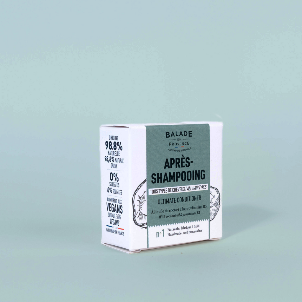 Après-Shampooing solide – vue trois-quarts