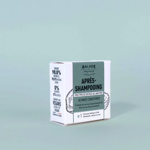 Après-Shampooing solide – vue trois-quarts