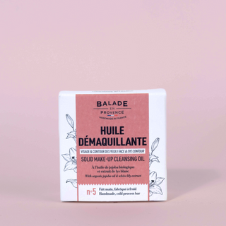 Huile Démaquillante Solide Balade en Provence – vue de face