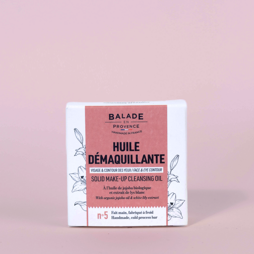 Huile Démaquillante Solide Balade en Provence – vue de face