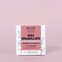 Emballage de l’Huile Démaquillante Solide – vue latérale
