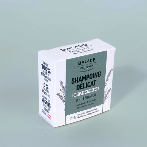 Shampoing Lavande pour cheveux fins – vue trois-quarts