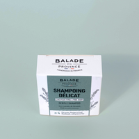 Emballage du Shampoing Lavande – vue du dessus