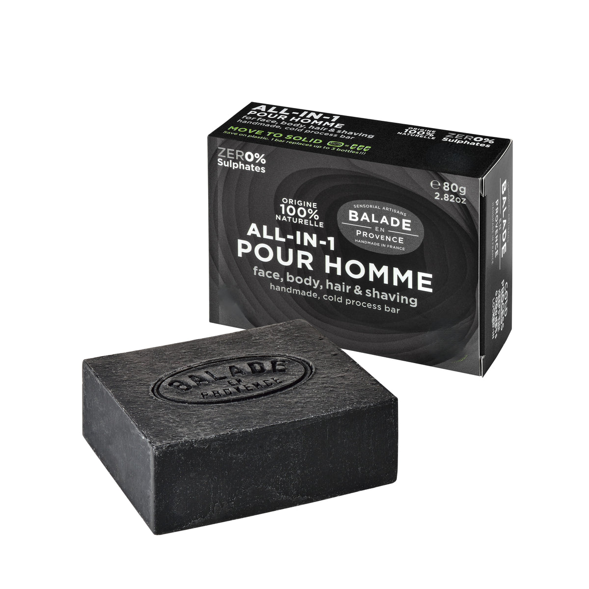 Pack Essentiels Visage & Corps pour hommes – détail du produit