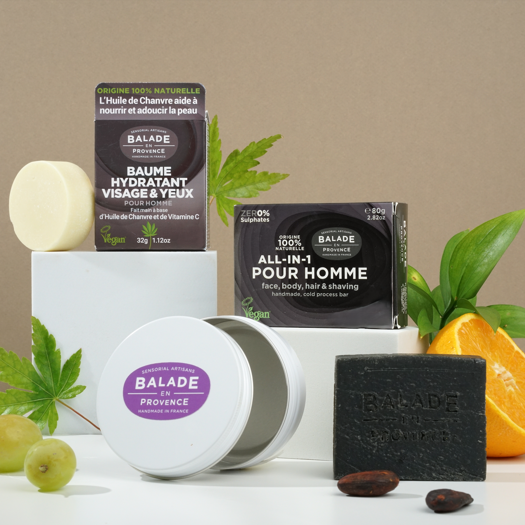 Pack Essentiels Visage & Corps pour hommes