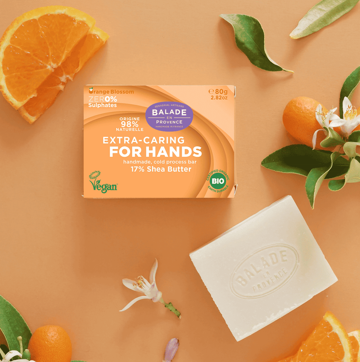 Savon Mains Fleur d'Oranger - 80g