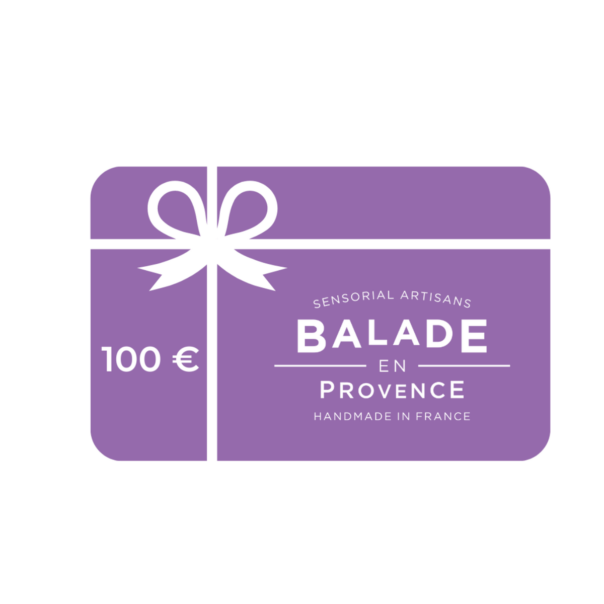 100€ Geschenkkarte, balade en provence, handmade in france 