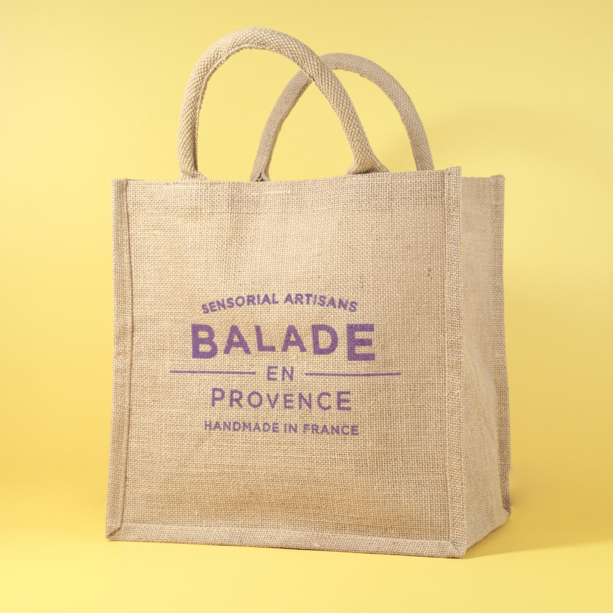 jute bag, walk in provence, handmade in france 